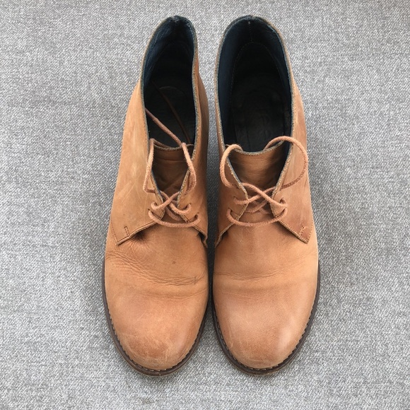 Like new! - CREEKS Genuine Leather Lace Up Booties - Picture 7 of 12